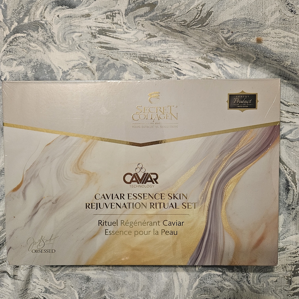 Secret Collagen CAVIAR  Essence Skin Rejuvenation Ritual Set Of 6 - Picture 2 of 4